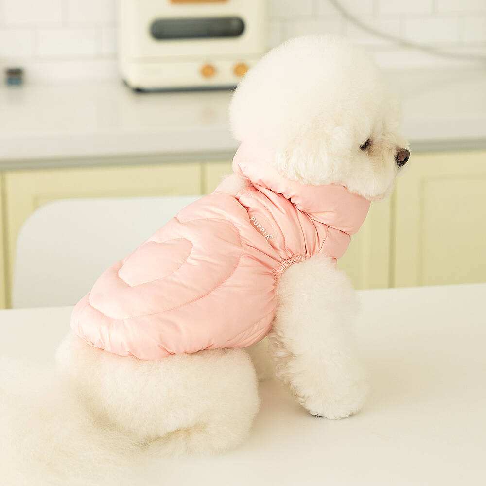 HEART FLUFFY VEST JUMPER / PINK - 3