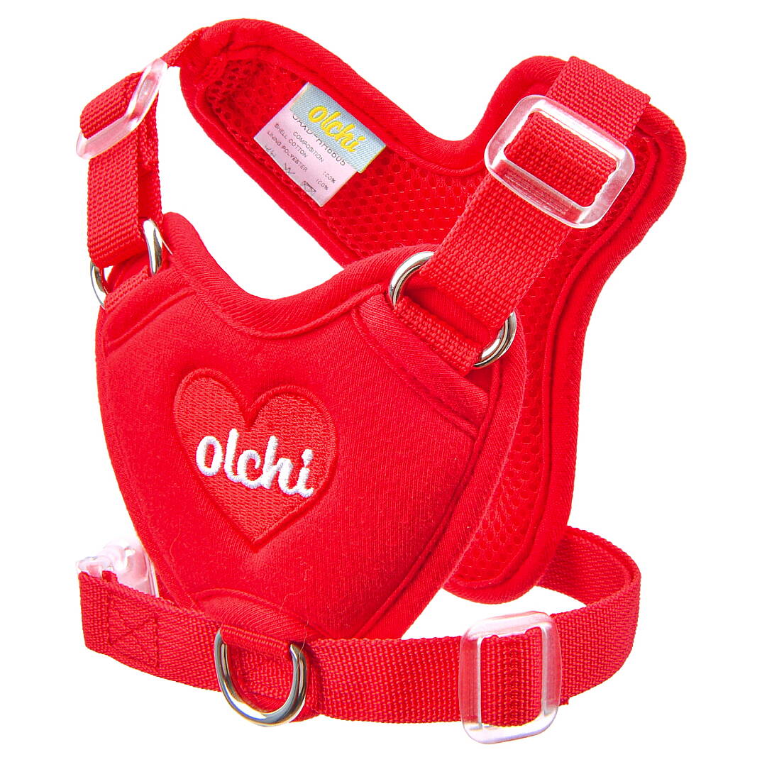 HEART HARNESS / RED - 2