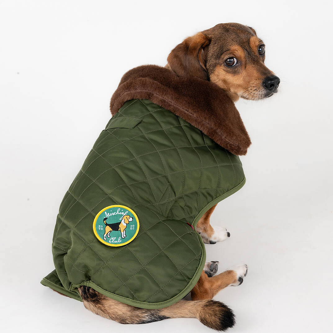 HIGHLAND QUILTED COAT / KHAKI - 8