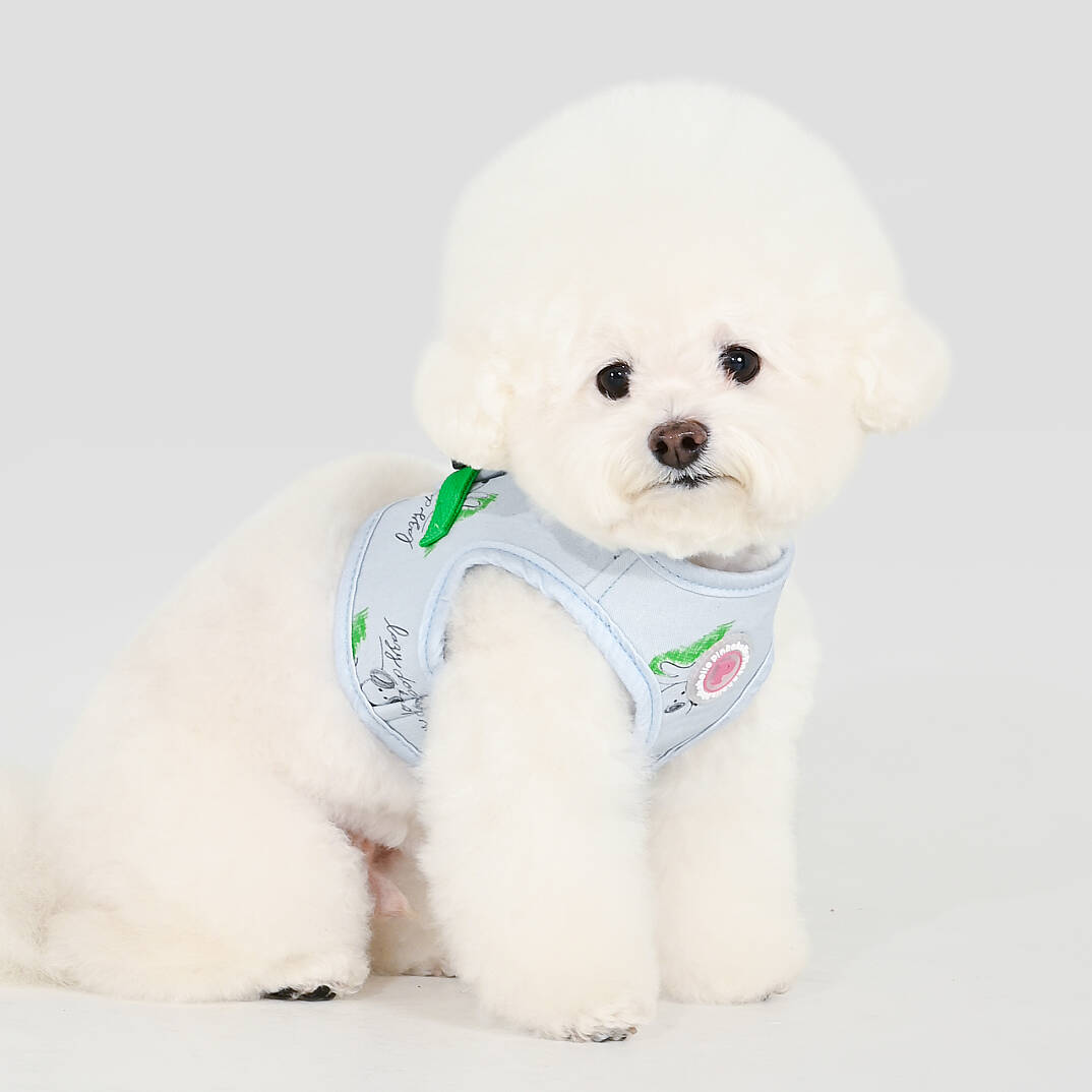 KIKI VEST HARNESS/LIGHT BLUE - 8
