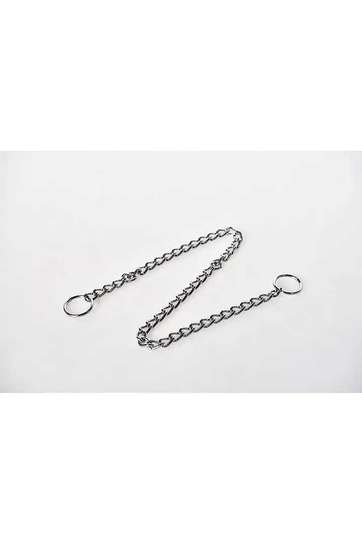 Krom Zincir Köpek Boyun Tasması Small - 3