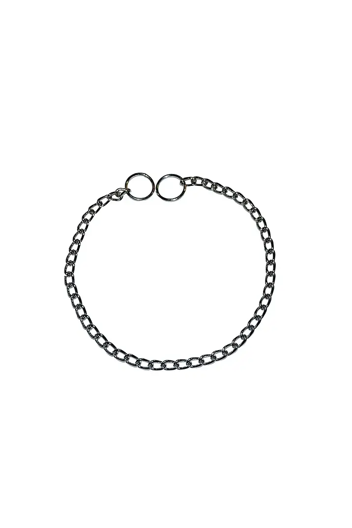 Krom Zincir Köpek Boyun Tasması Small - 1