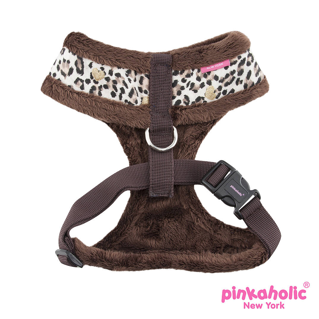 LEO PUG HARNESS/BROWN - 2
