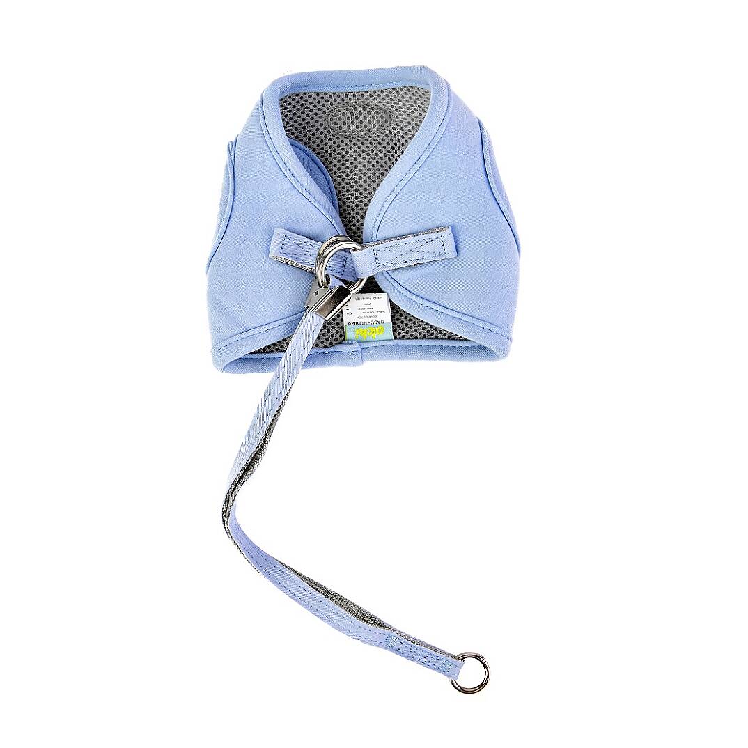 MACAROON HARNESS/SKY BLUE - 2
