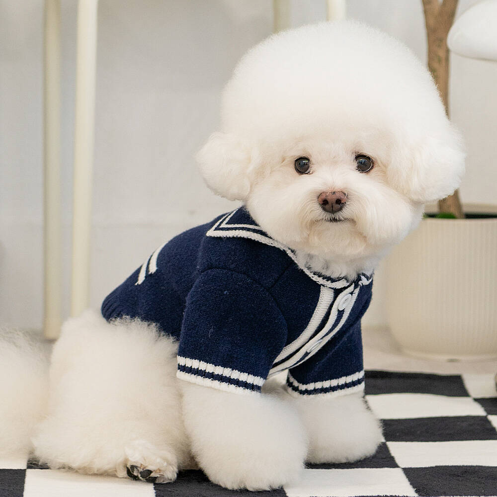 MARINE KNIT CARDIGANS / NAVY - 4