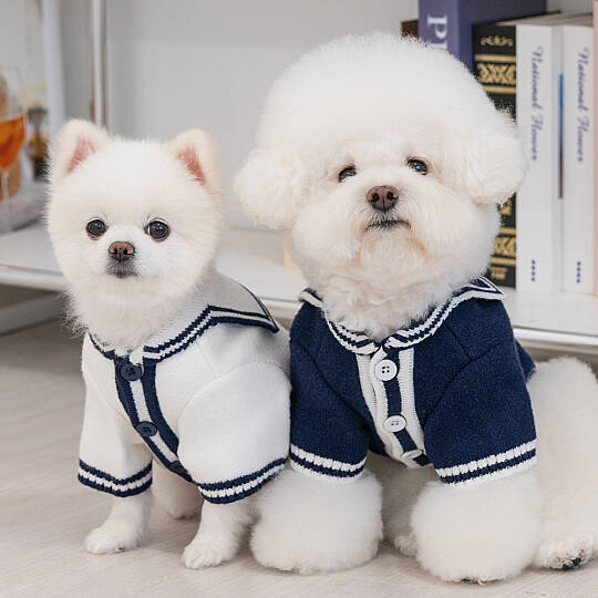 MARINE KNIT CARDIGANS / NAVY - 6
