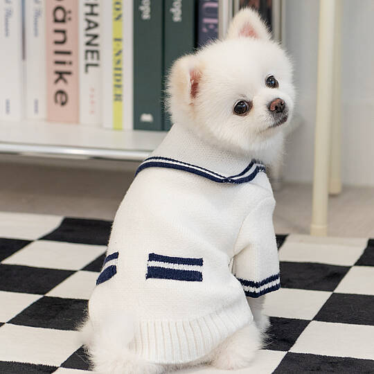 MARINE KNIT CARDIGANS / WHITE - 4