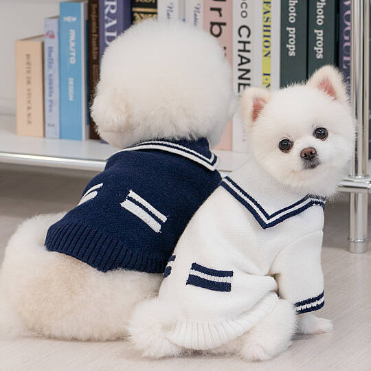 MARINE KNIT CARDIGANS / WHITE - 6