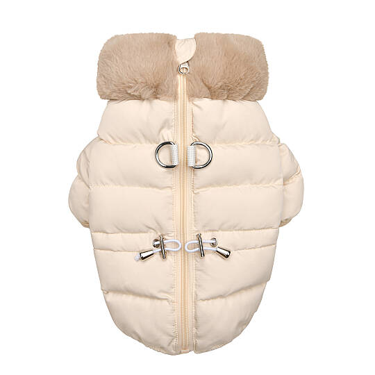 MARSHMALLOW QUILTED JUMPER / BEIGE