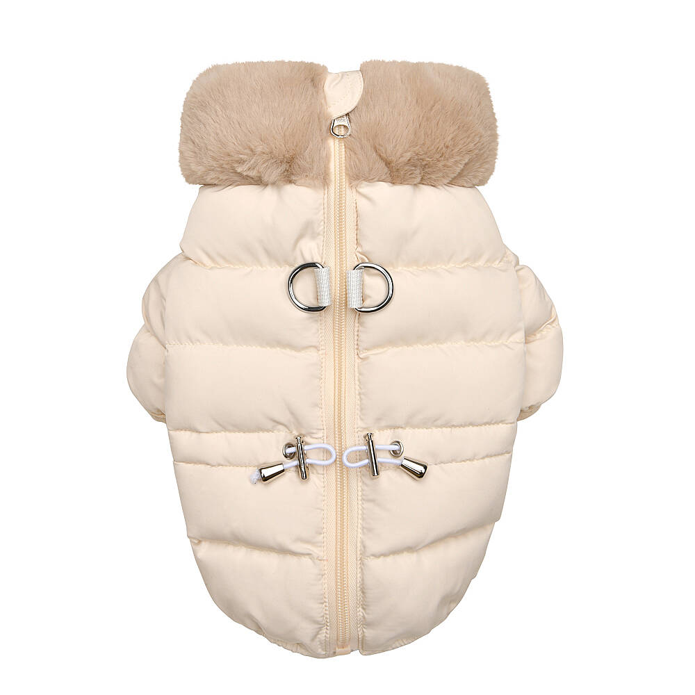 MARSHMALLOW QUILTED JUMPER / BEIGE - 1