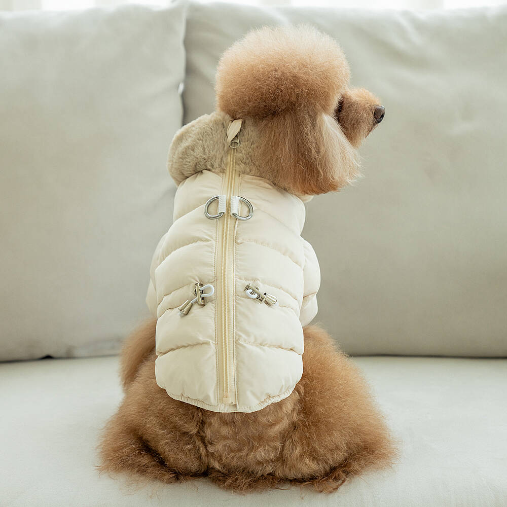 MARSHMALLOW QUILTED JUMPER / BEIGE - 4