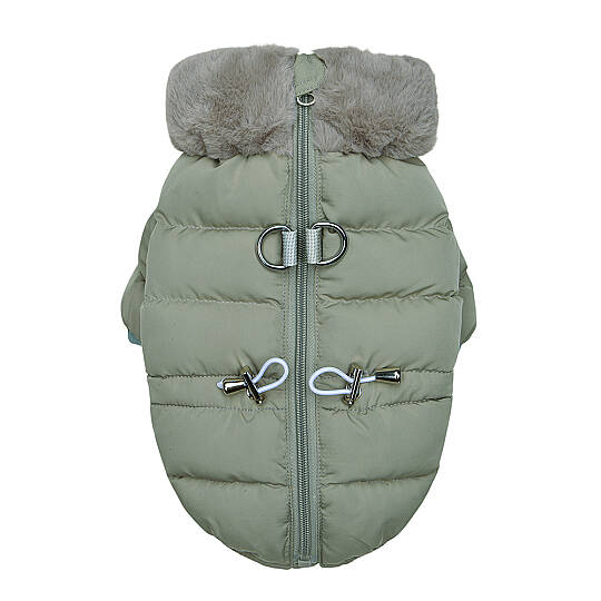 MARSHMALLOW QUILTED JUMPER / KHAKI
