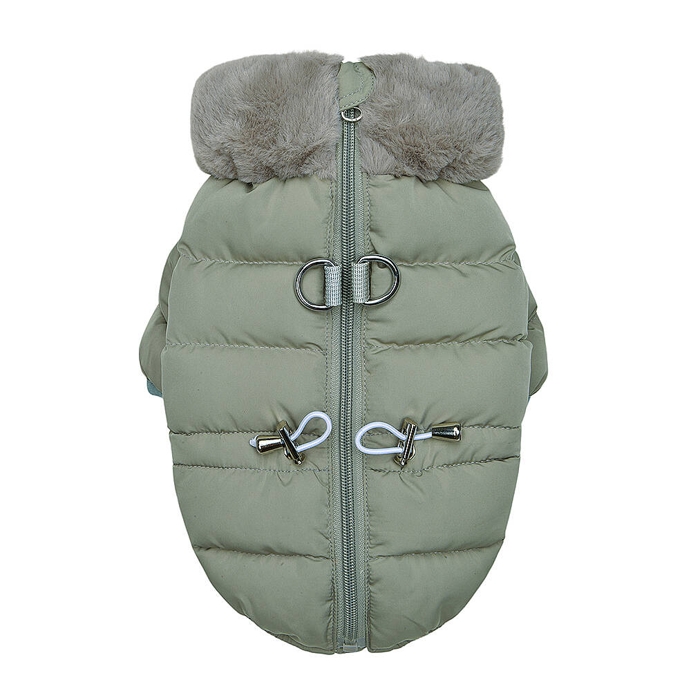 MARSHMALLOW QUILTED JUMPER / KHAKI - 1