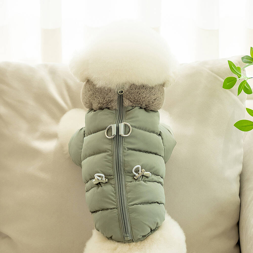 MARSHMALLOW QUILTED JUMPER / KHAKI - 5