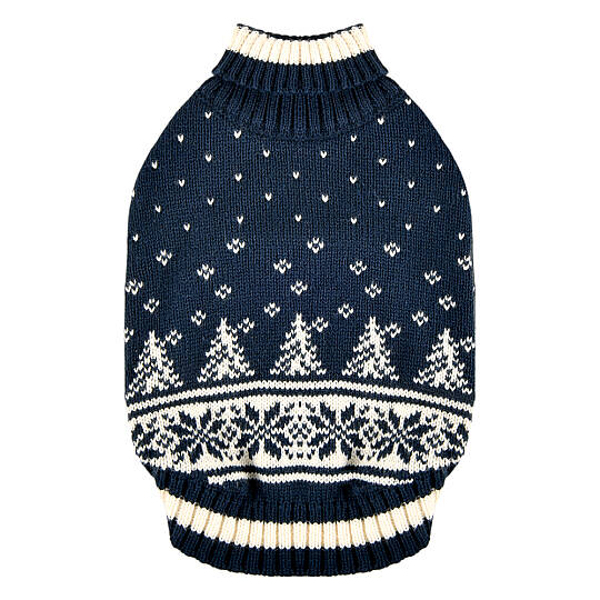 NEVIS TURTLENECK KNIT / NAVY