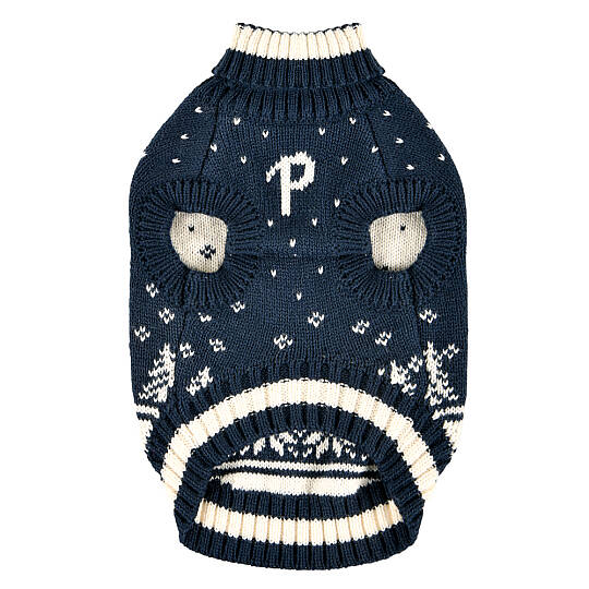 NEVIS TURTLENECK KNIT / NAVY - 2