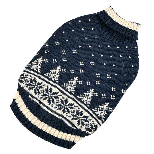 NEVIS TURTLENECK KNIT / NAVY - 3