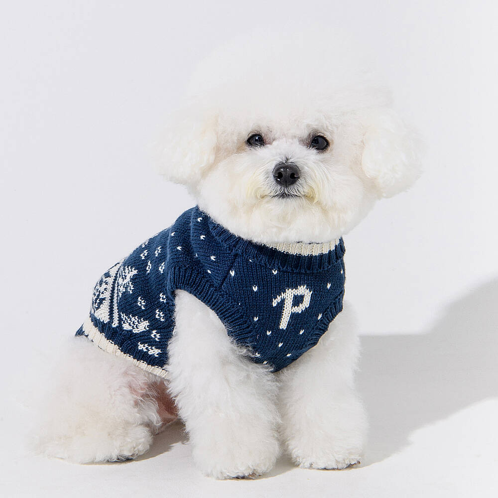 NEVIS TURTLENECK KNIT / NAVY - 6