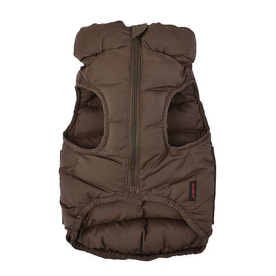 PUFFER VEST JUMPER / BROWN - 2