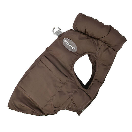 PUFFER VEST JUMPER / BROWN - 3