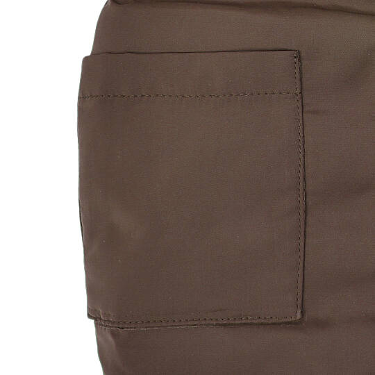 PUFFER VEST JUMPER / BROWN - 4