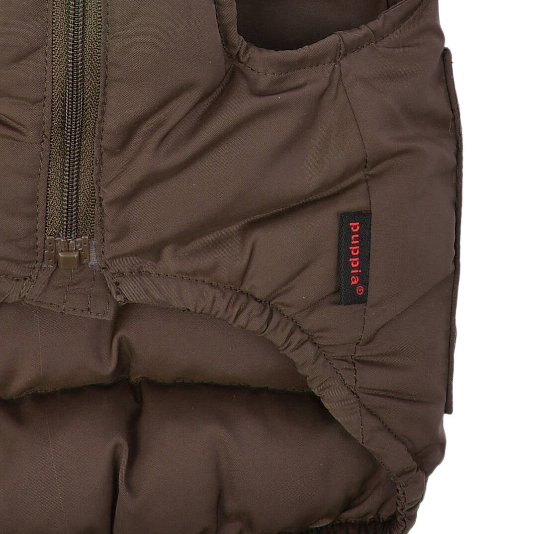PUFFER VEST JUMPER / BROWN - 5