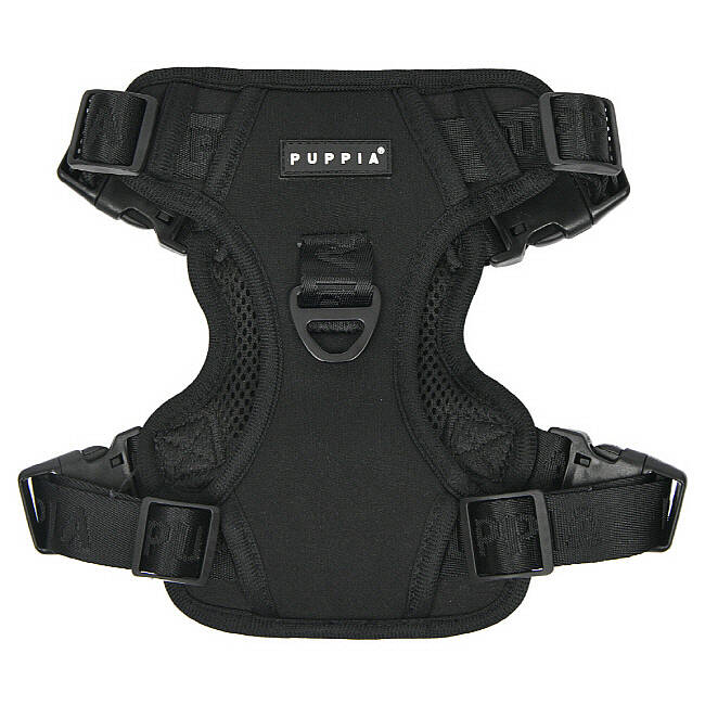 PUPPIA JAREK HARNESS BLACK PAXD-HH2063-BK - 1