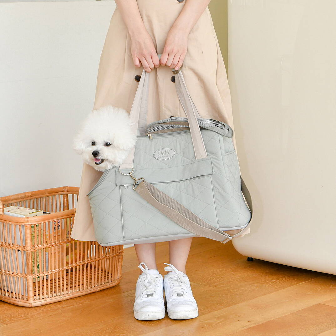 QUILTING KOKO BAG / KHAKI - 4