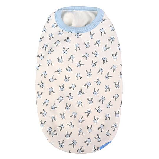 RABBIT PATTERN / SKY BLUE