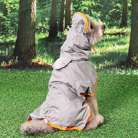 RAINLITE PONCHO / LIGHT GREY - 8