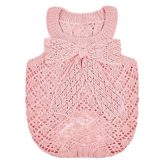 RIBBON COOLING KNIT / INDIAN PINK