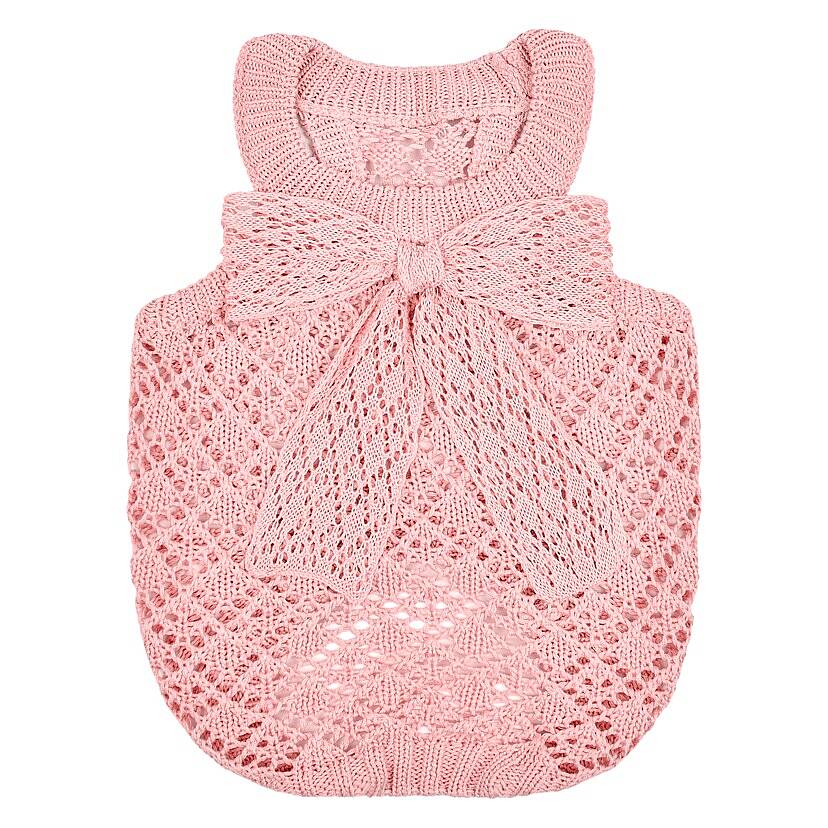 RIBBON COOLING KNIT / INDIAN PINK - 1
