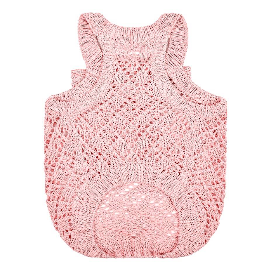 RIBBON COOLING KNIT / INDIAN PINK - 2
