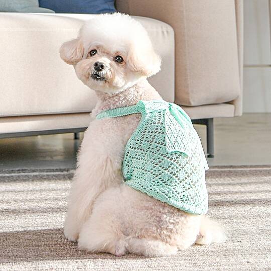 RIBBON COOLING KNIT / MINT - 4