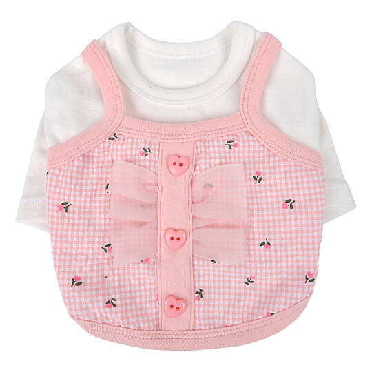 RIBON LAYERD PATTERN / PINK