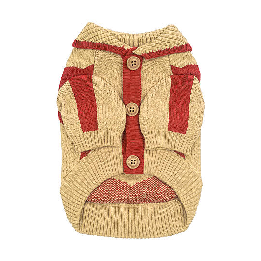 ROUTE 77 KNIT CARDIGAN / BEIGE - 2