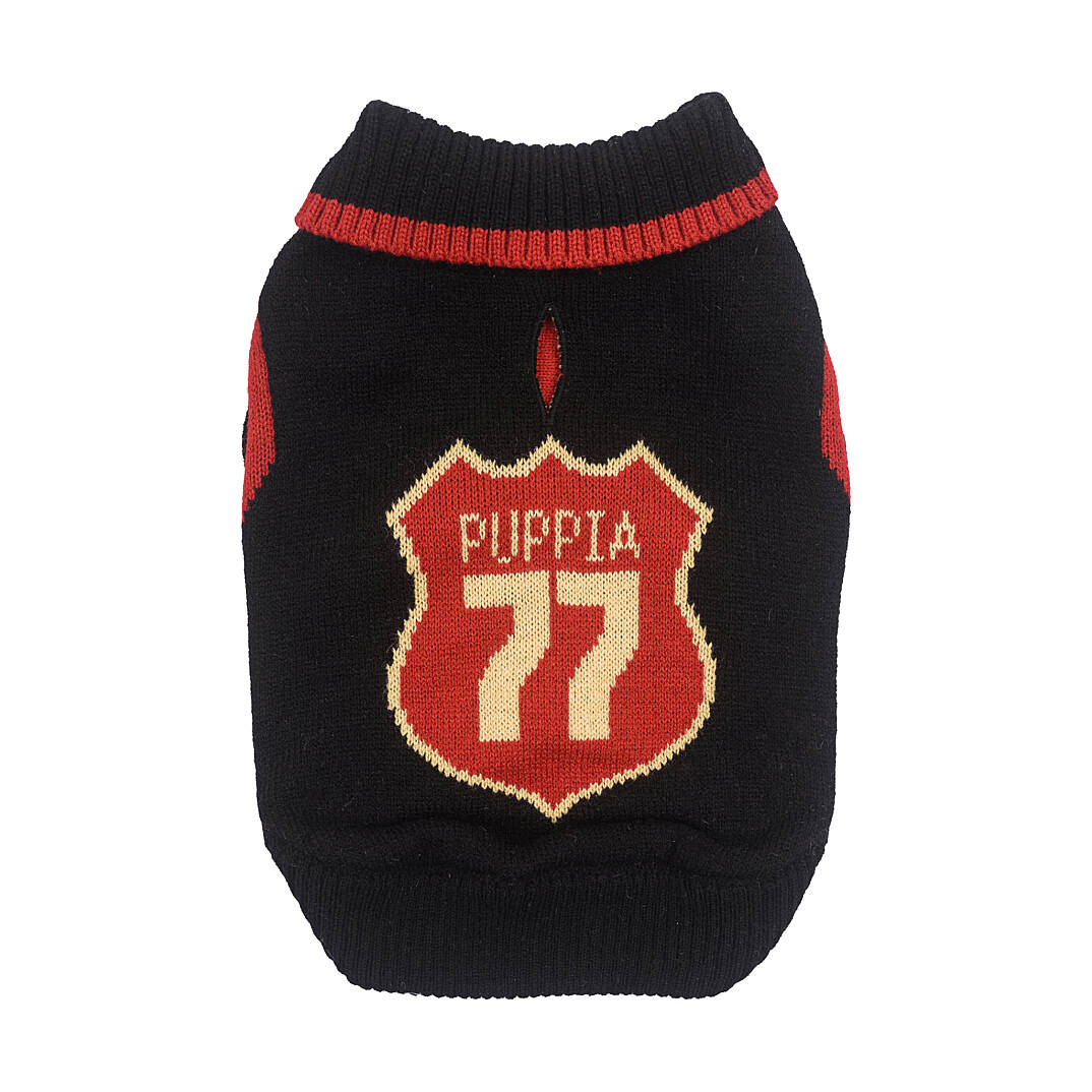 ROUTE 77 KNIT CARDIGAN / BLACK - 1