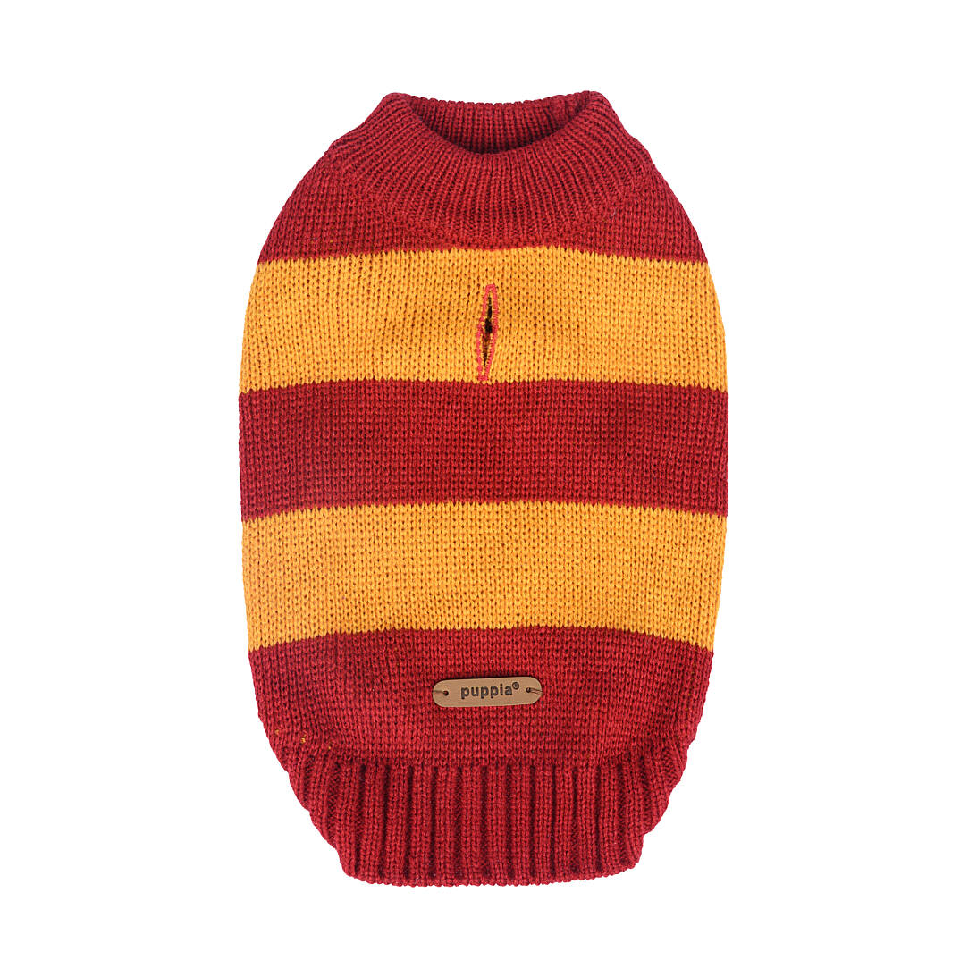 RUGBY STRIPE KNITWEAR / WINE - 1