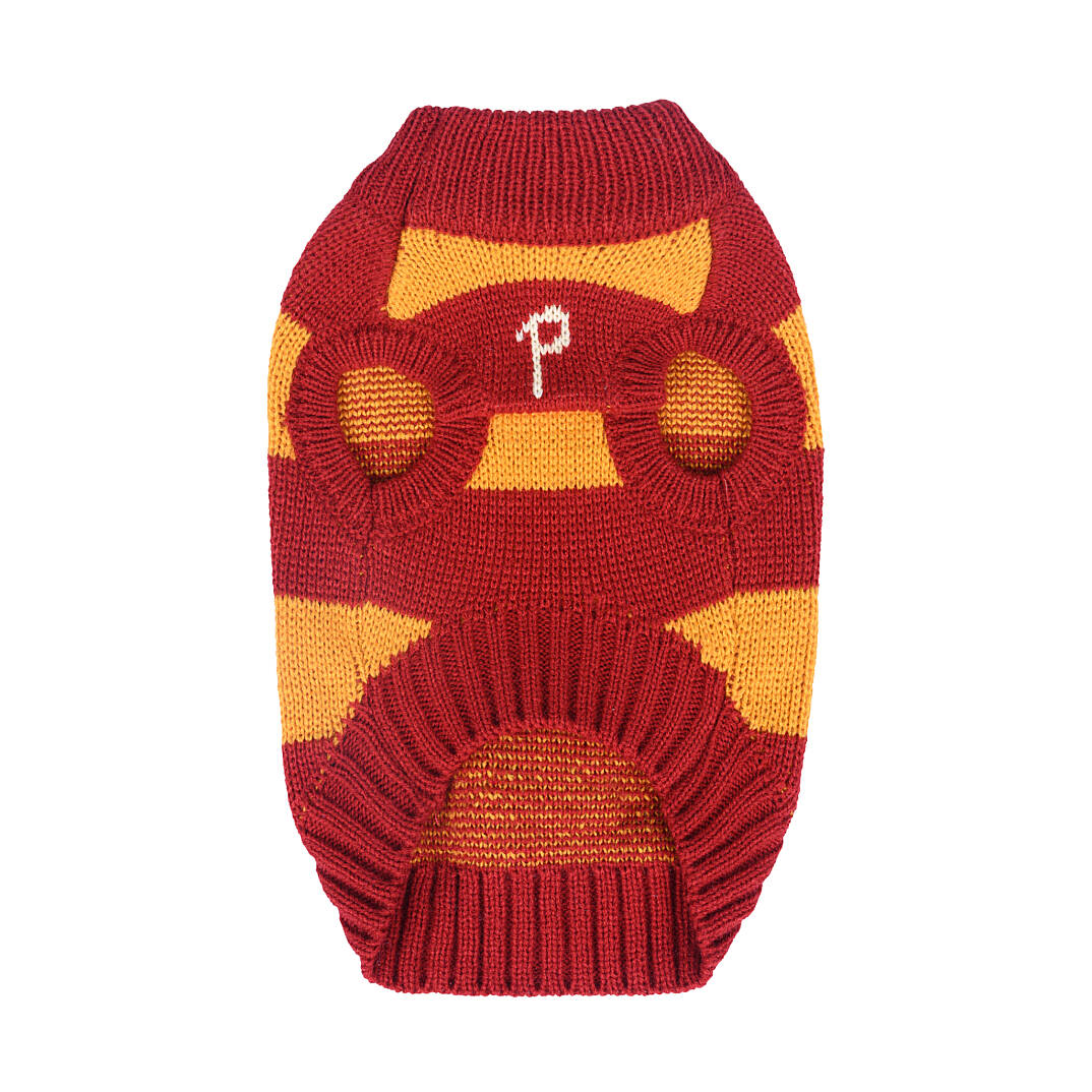RUGBY STRIPE KNITWEAR / WINE - 2