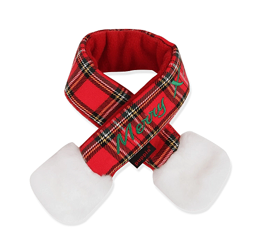 SANTA SCARF / CHECK RED
