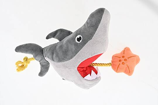 Baby Shark Hareketli İpli Köpek Peluş Oyuncak - 3