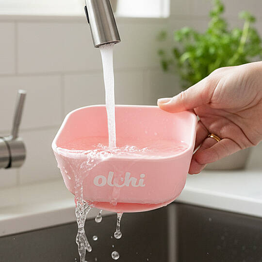 SILICONE BOWL/PINK - 3