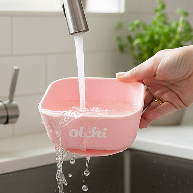 SILICONE BOWL/PINK - 3