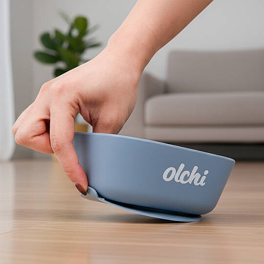 SILICONE BOWL/SKY BLUE - 2