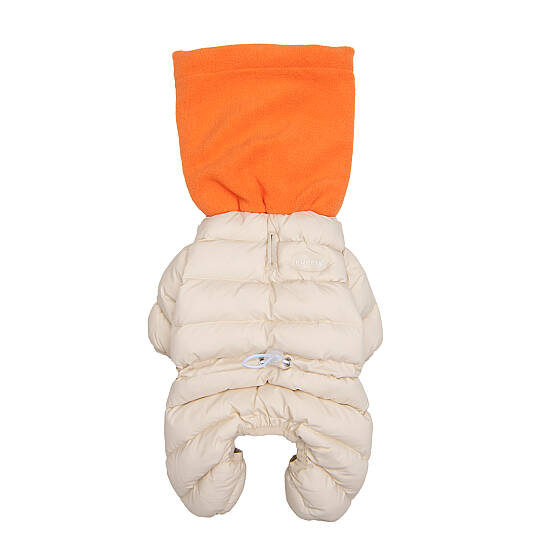 SNOOD PADDING JUMPSUIT / BEIGE