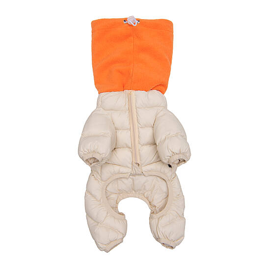 SNOOD PADDING JUMPSUIT / BEIGE - 2