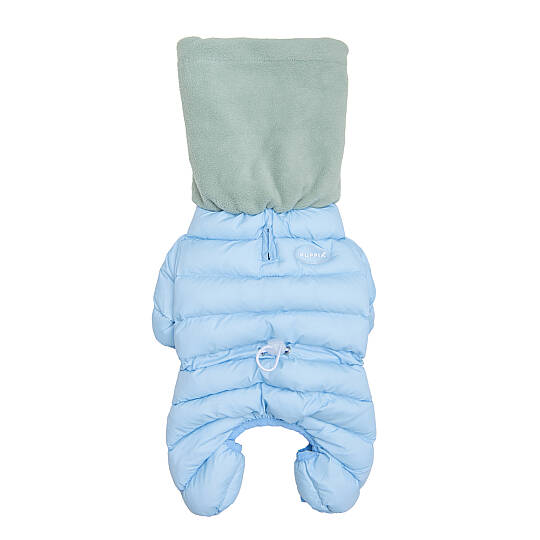 SNOOD PADDING JUMPSUIT / SKY BLUE