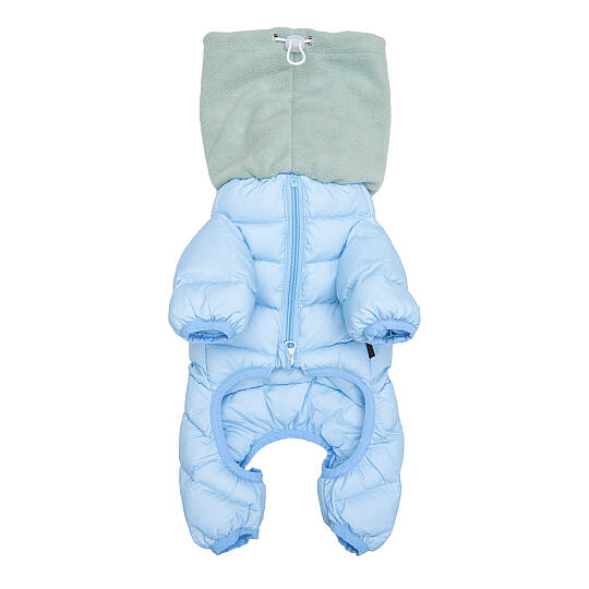 SNOOD PADDING JUMPSUIT / SKY BLUE - 2