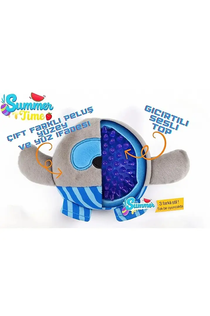 Spiky 3 In 1 Köpek Peluş Oyuncak - 1