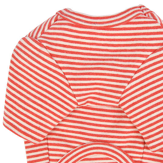 STRIPE ROUND NECK / RED - 3